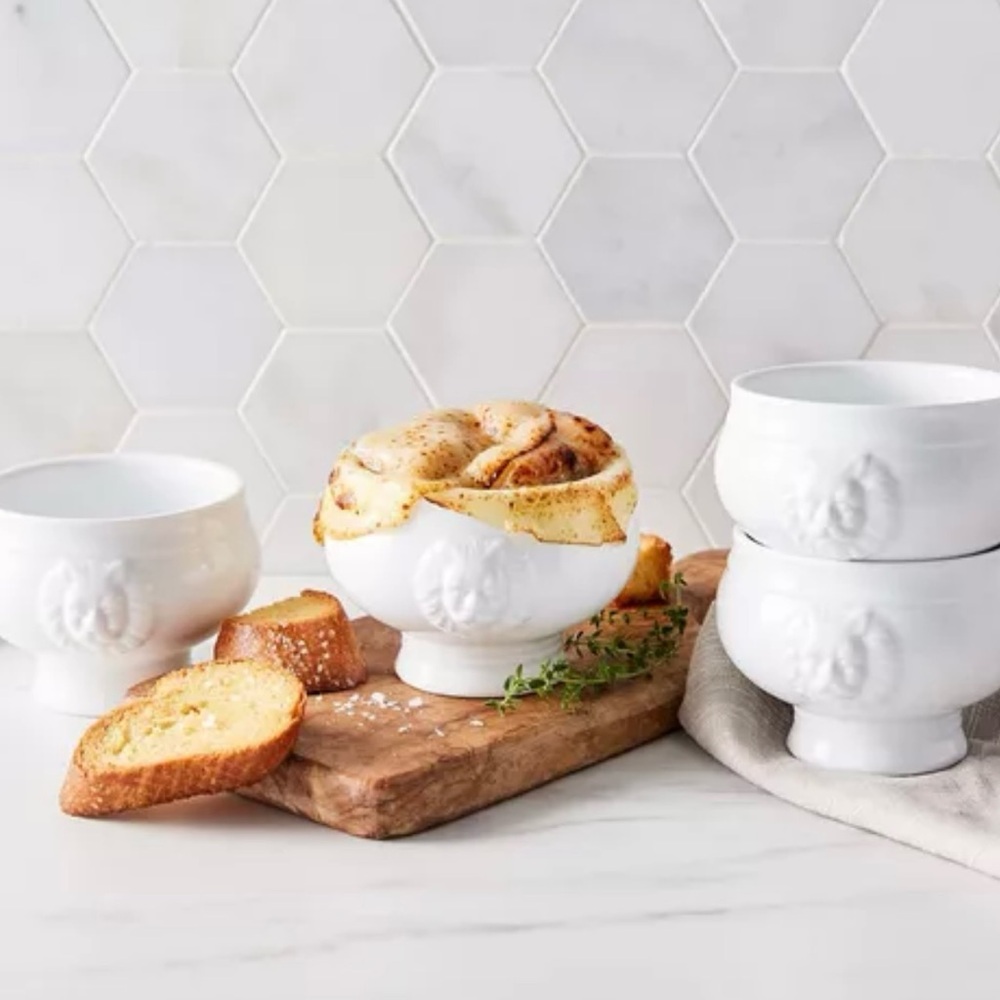 Sur La Table 14 oz Lions Head Bowls (2 sets of 4)